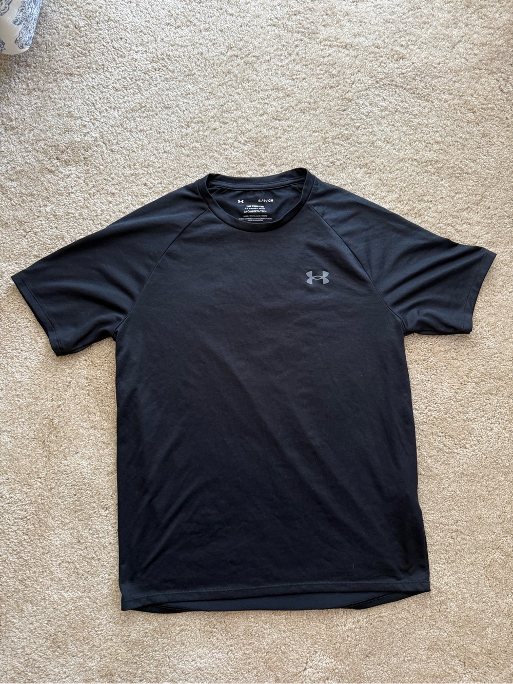 Under Armour Men’s Black Tech Short Sleeve Performance Shirt
